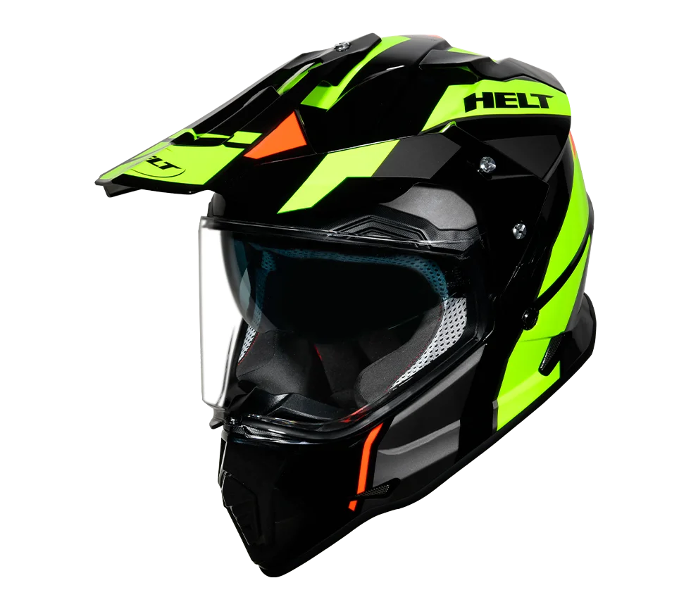 Capacete Helt Cross Vision Glass Dusty - Spinelli Motos Boutique